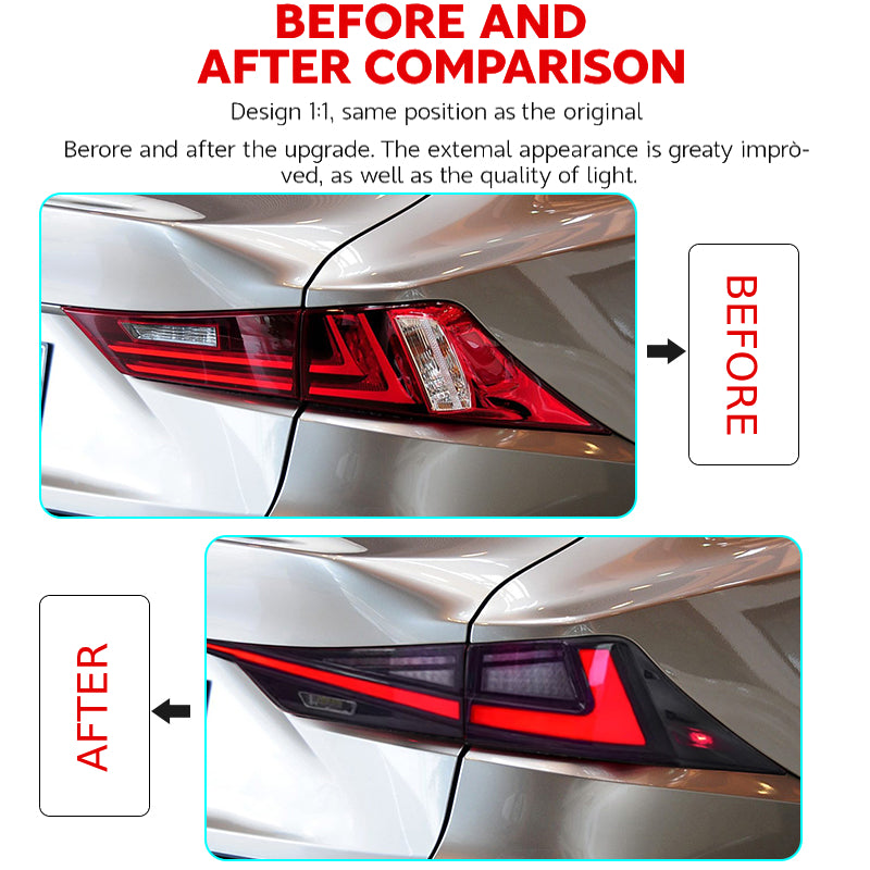 Luci posteriori a Led per Lexus IS250 (2013-2020)