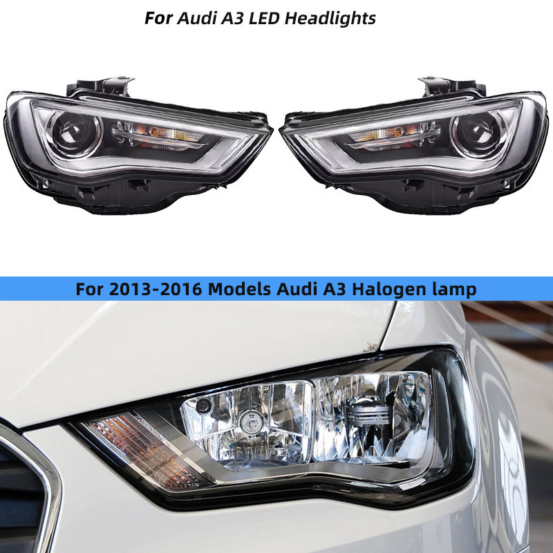 Fari anteriori a Led per Audi A3 (2013–2016)