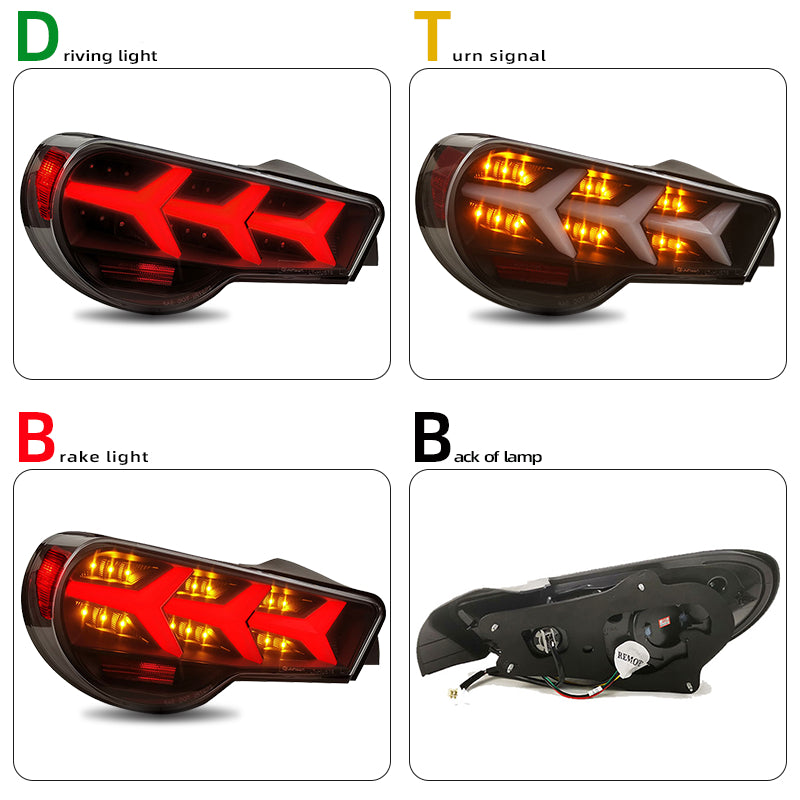 Luci posteriori a Led per Toyota GT86/Subaru Brz (2012-2020)