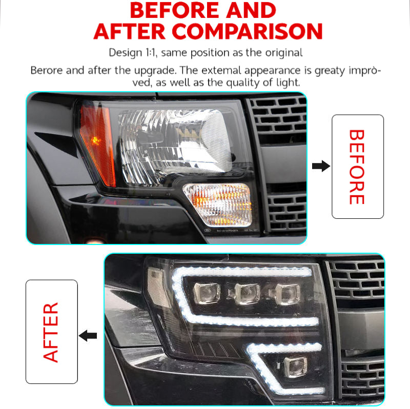 Fari anteriori a Led per Ford F-150 (2009–2014)