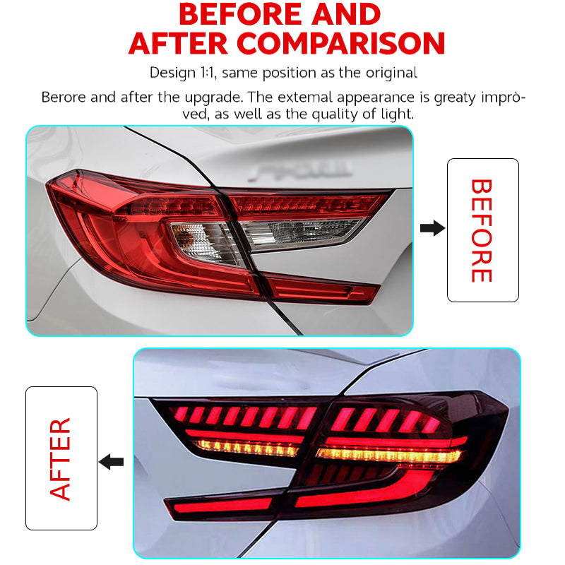 Luci posteriori a Led per Honda Accord (2018-2022)