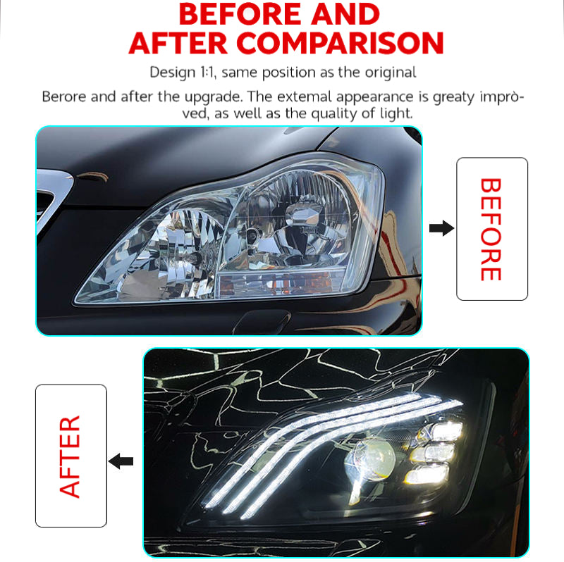 Fari anteriori a Led per Toyota Crown (2003-2008)