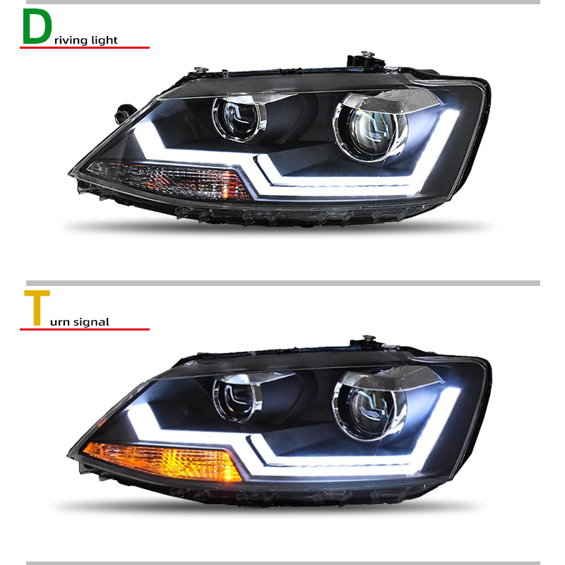 Fari anteriori a Led per VW Sagitar / Jetta (2012–2018)