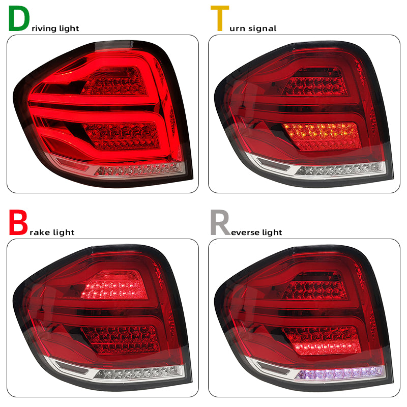 Luci posteriori a Led per Benz ML W164 (2005-2011)