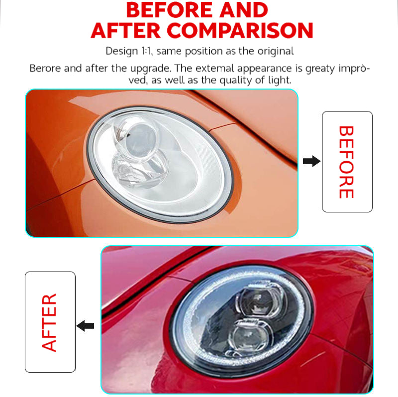 Fari anteriori a Led per VW Beetle (2006–2012)