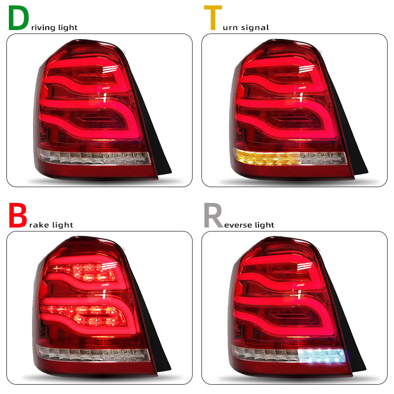 Luci posteriori a Led per Toyota Highlander (2001-2007)