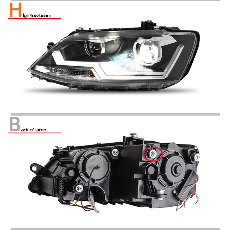 Fari anteriori a Led per VW Sagitar / Jetta (2012–2018)