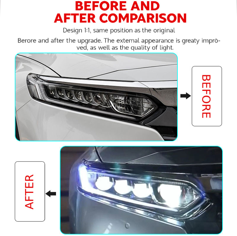 Fari anteriori a Led per Honda Accord (2018-2022)