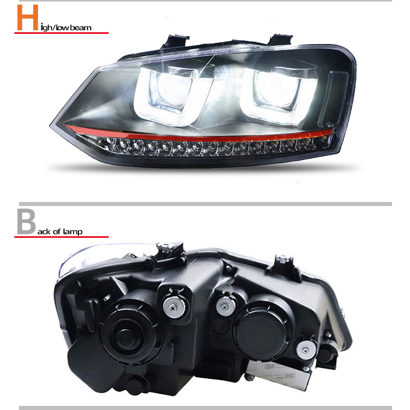 Fari anteriori a Led per VW Polo (2011–2018)