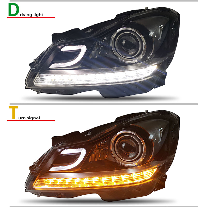Fari anteriori a Led per Mercedes-Benz Classe C W204 (2011–2014)