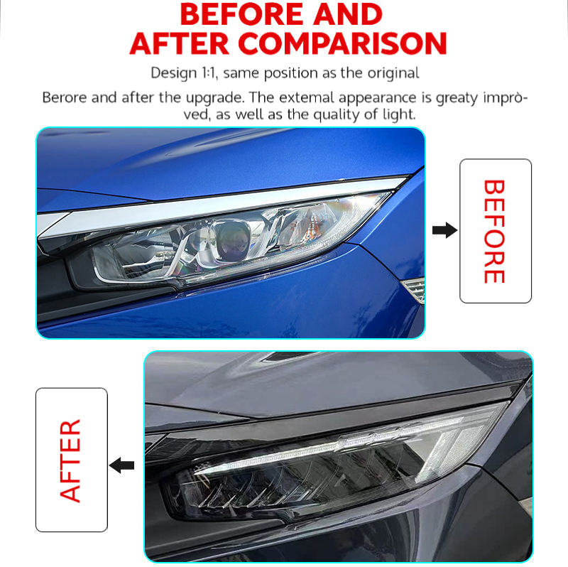 Fari anteriori a Led per Honda Civic (2016-2021)