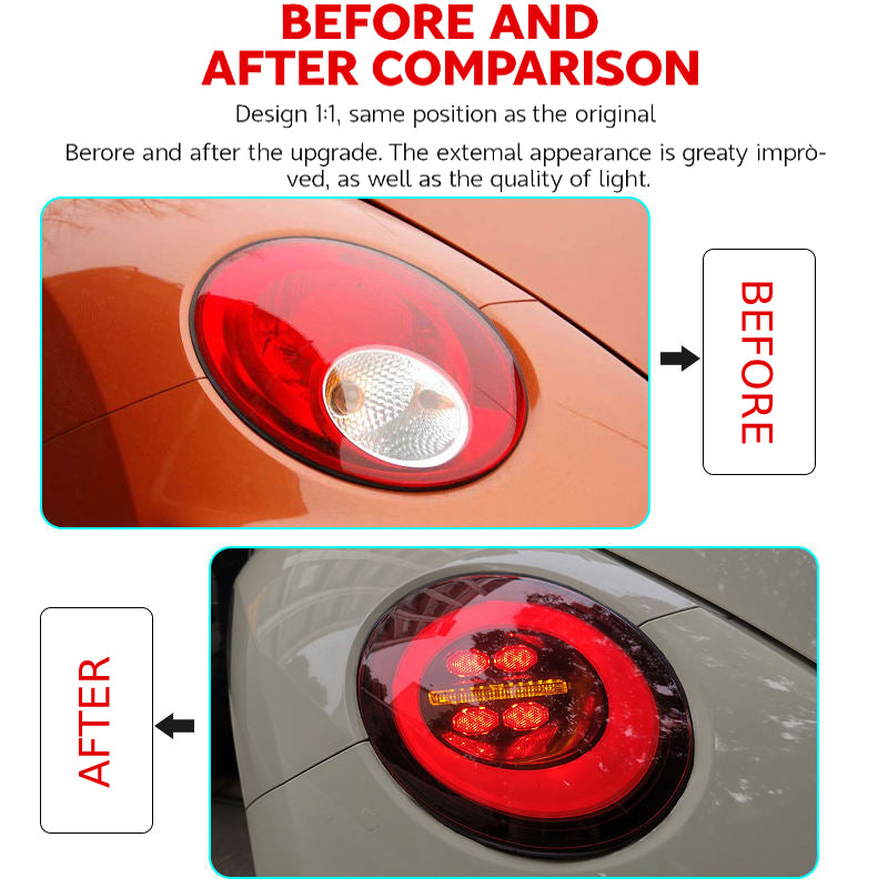 Fari posteriori a Led per VW Beetle (2006–2012)