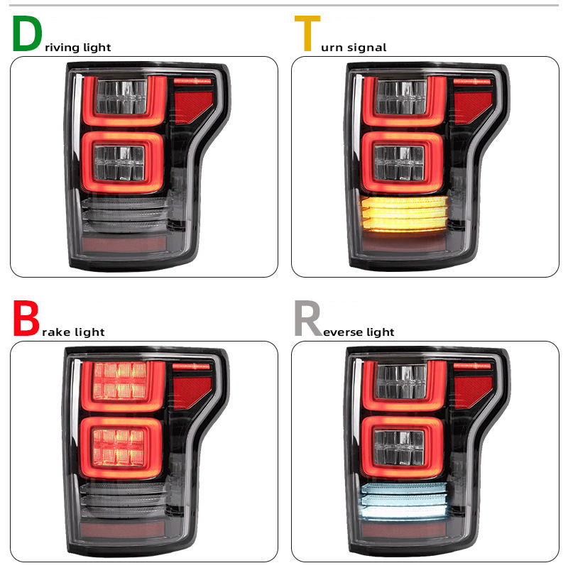 Fari posteriori a Led per Ford F150 (2015–2019)