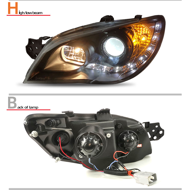 Fari anteriori a Led per Subaru Impreza (2006–2007)
