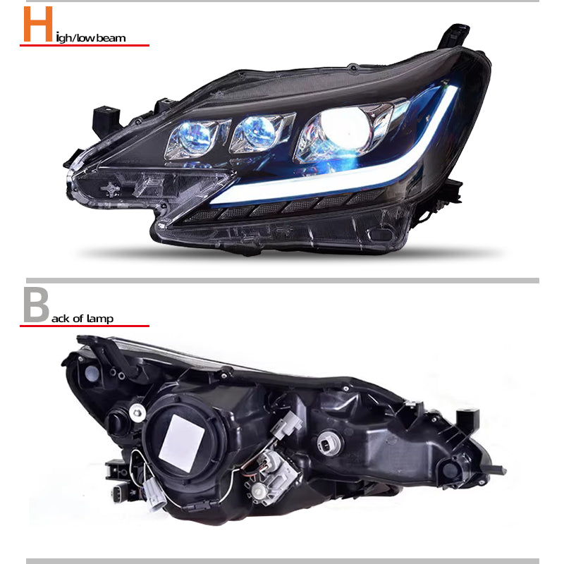 Fari anteriori a Led per Toyota Reiz Mark X (2013-2017)