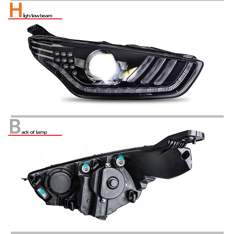 Fari anteriori a Led per Ford Mondeo/Fusion (2015–2017)