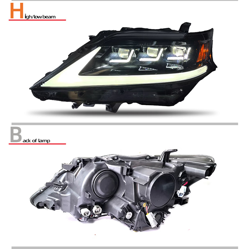 Fari anteriori a Led per Lexus RX270 / RX350 (2009–2014)