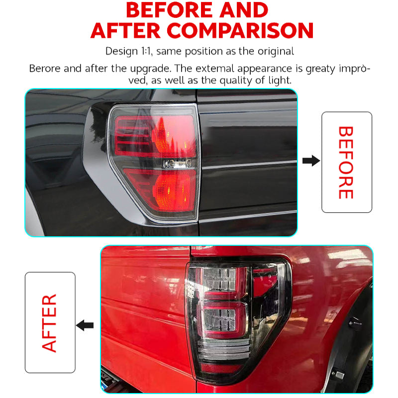 Fari posteriori a Led per Ford F-150 (2009–2014)