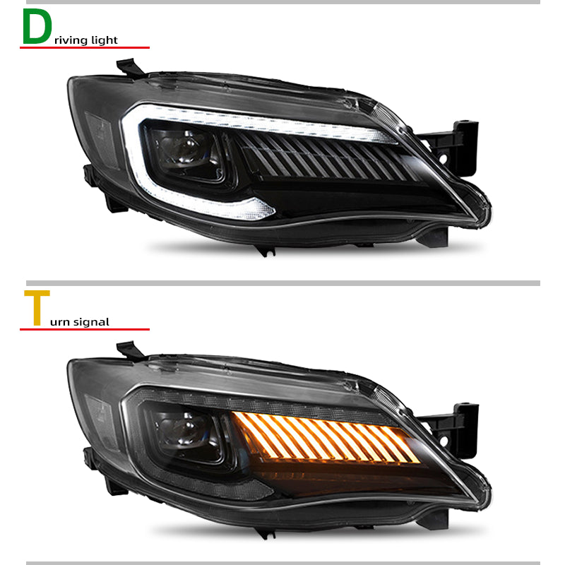 Fari anteriori a Led per Subaru Impreza WRX STI (2008–2014)