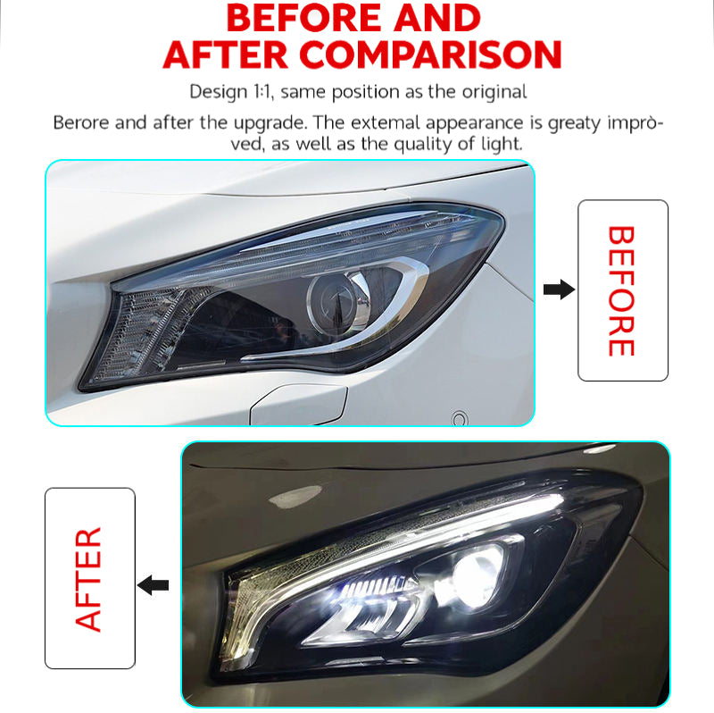 Fari anteriori a Led per Mercedes-Benz CLA W117 (2014–2019)