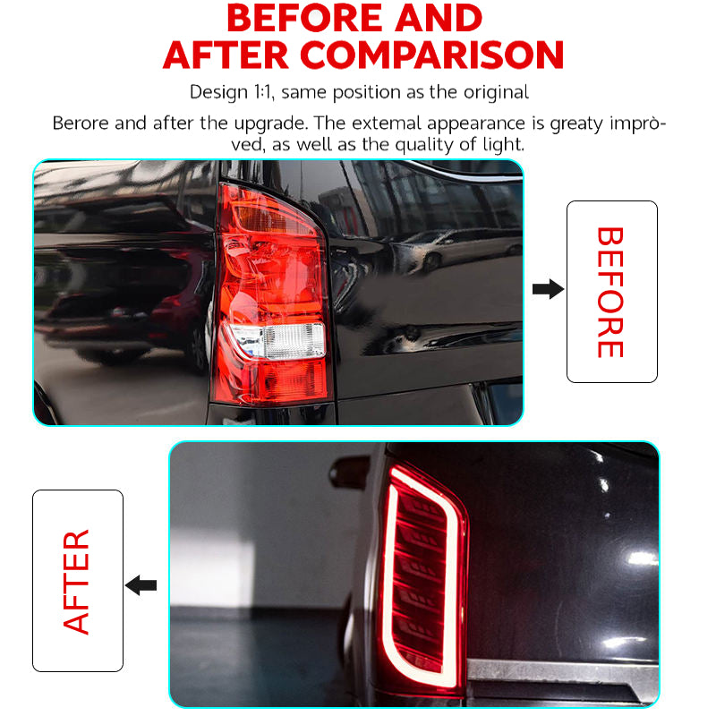 Luci posteriori a Led per Benz Vito V260 (2016-2021)