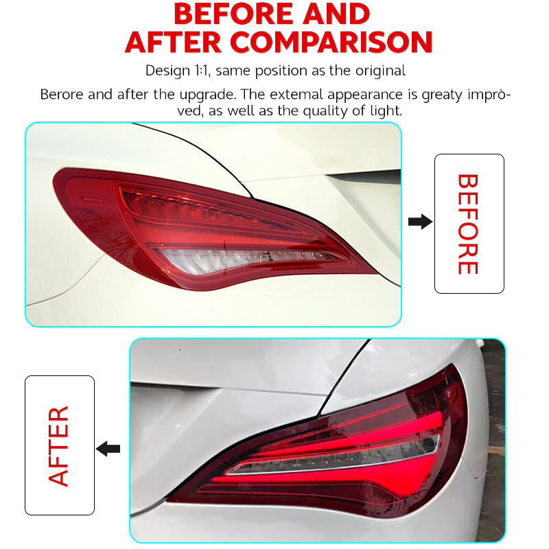 Luci posteriori a Led per Benz CLA W117 (2014-2019)