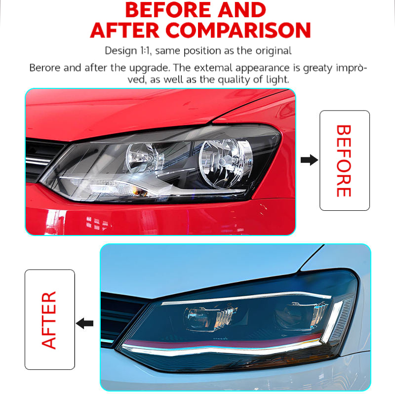 Fari anteriori a Led per VW Polo (2011–2018)