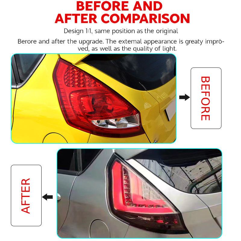 Fari posteriori a Led per Ford Fiesta (2009–2015)