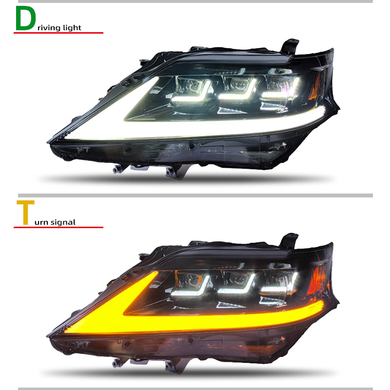 Fari anteriori a Led per Lexus RX270 / RX350 (2009–2014)