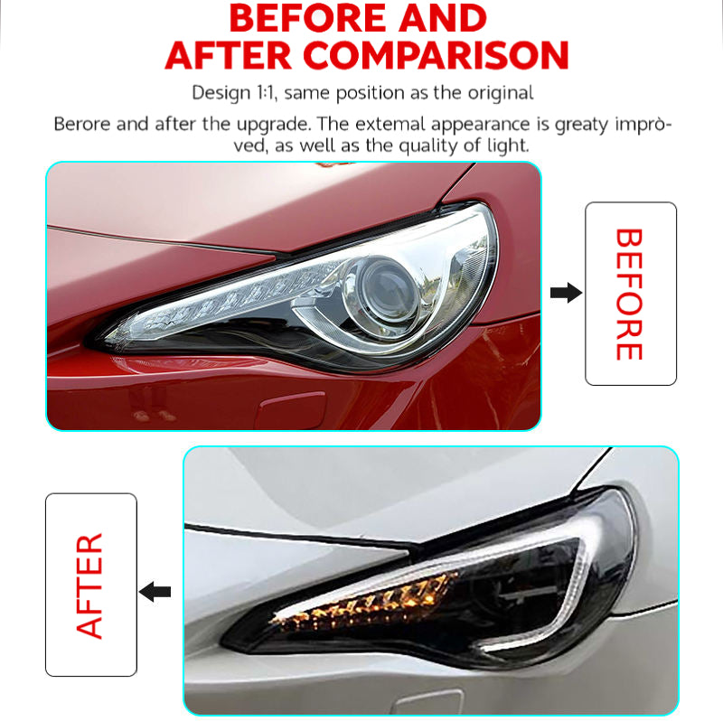 Fari anteriori a Led per Toyota GT86/Subaru BRZ (2012-2020)
