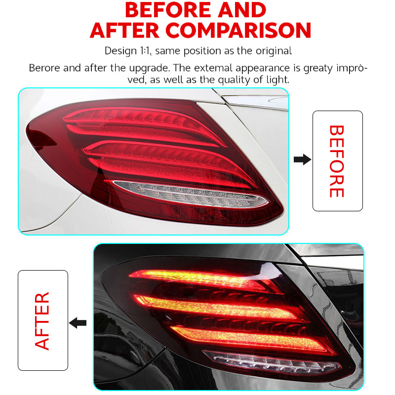 Luci posteriori a Led per Benz E-class W213 (2016-2020)