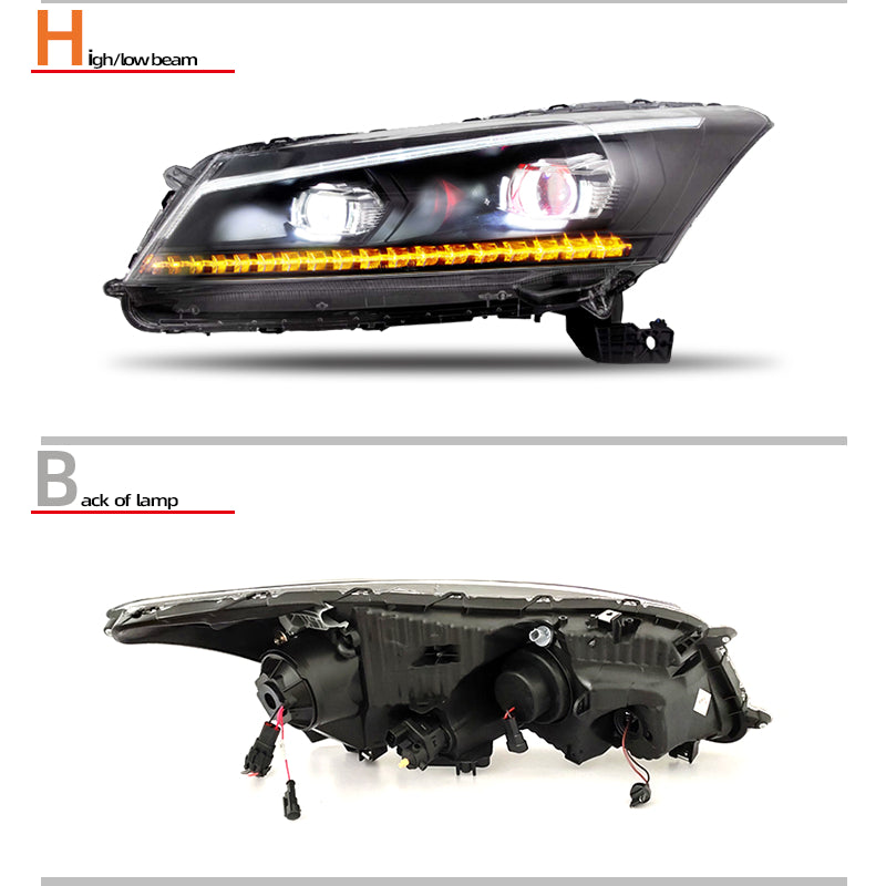 Fari anteriori a Led per Honda Accord (2008-2013)