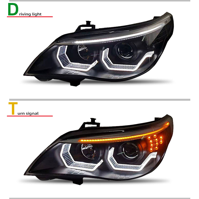 LED front lights for BMW E60 (2004-2010) 