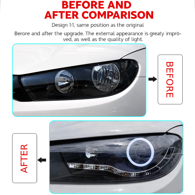 Fari anteriori a Led per VW Scirocco (2009–2016)