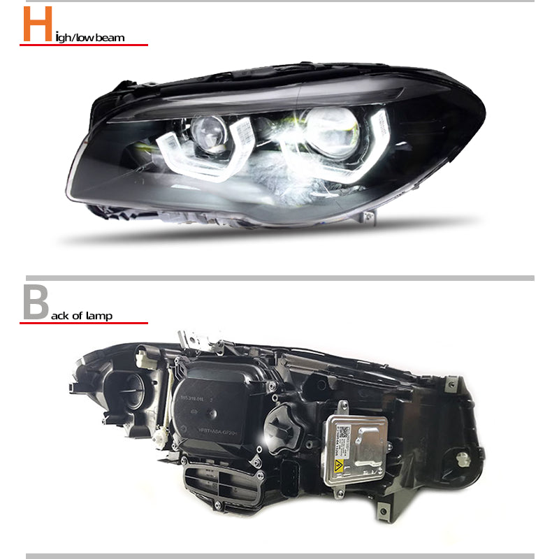 Fari anteriori a Led per BMW F10/18 (2011-2017)
