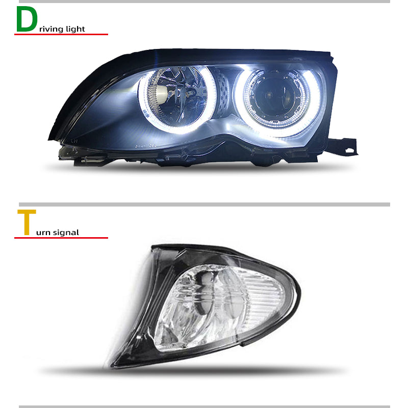 Luci anteriori a Led per BMW E46 post-LCI (2001-2005)