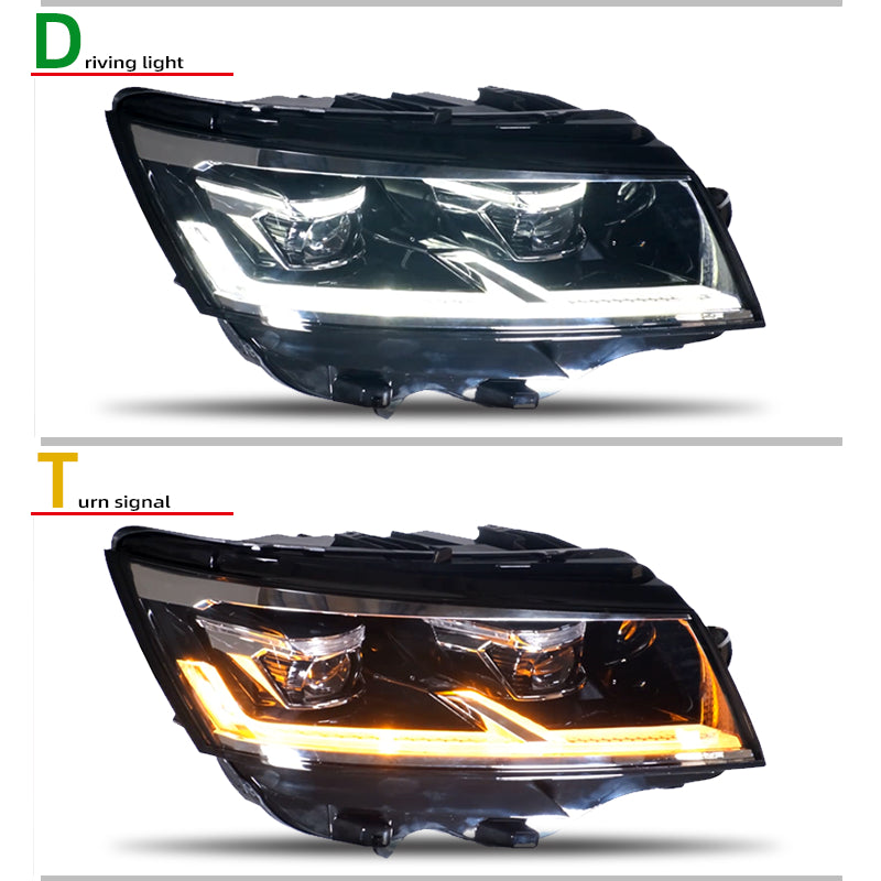 Fari anteriori a Led per VW Multivan T6 / Caravelle (2016–2019)
