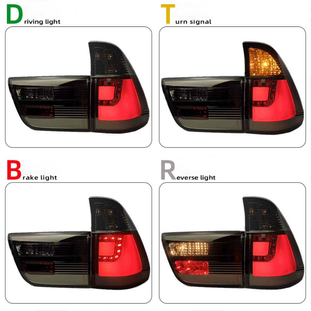 Luci posteriori a Led per BMW X5 E53 (1998-2006)