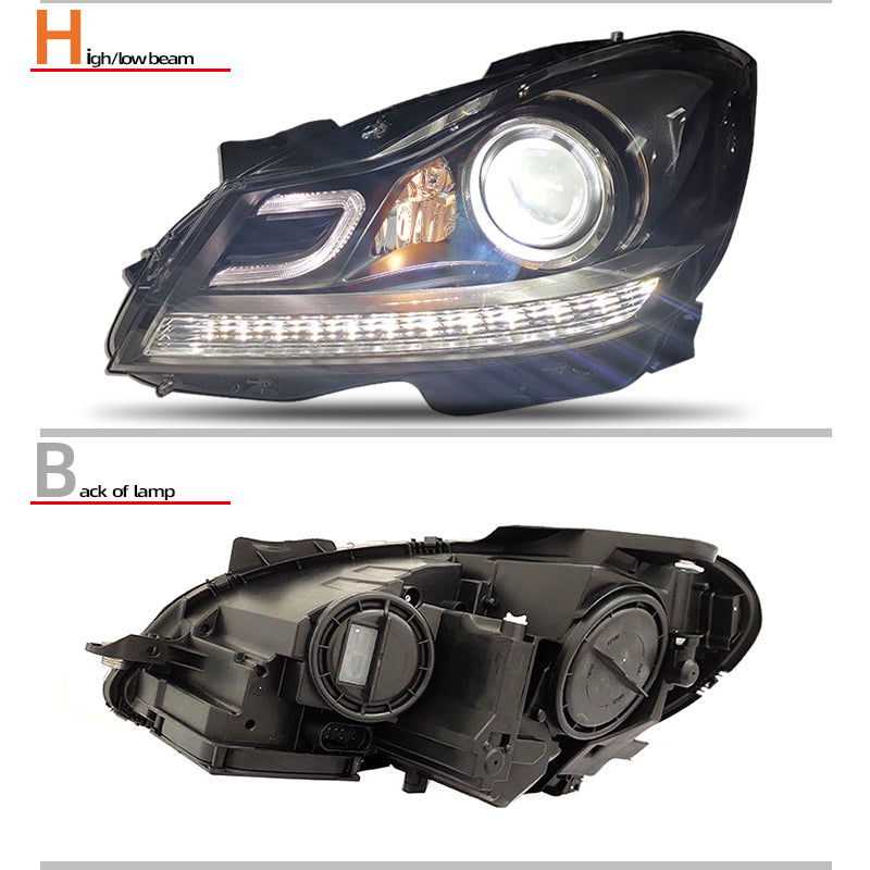 Fari anteriori a Led per Mercedes-Benz Classe C W204 (2011–2014)