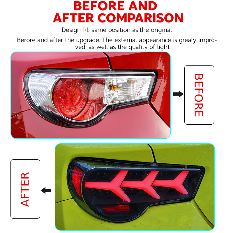 Luci posteriori a Led per Toyota GT86/Subaru Brz (2012-2020)